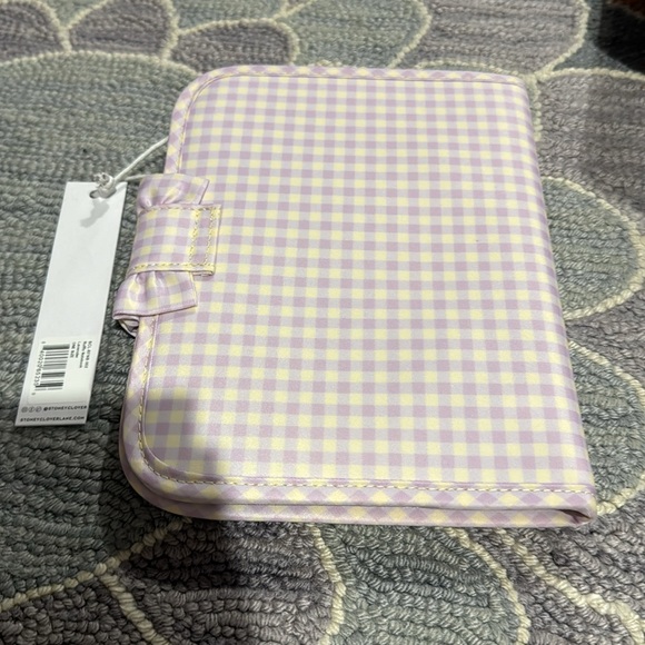 Stoney Clover Lane SCL Ruffle Lavender Purple Gingham Notebook BNWT - Picture 2 of 3